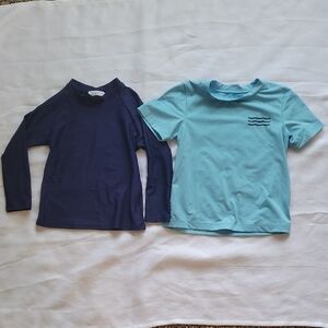 Minnow 3/4T NavyLong Sleeve and Light Blue Sol Angeles Short Sleeve Shirts